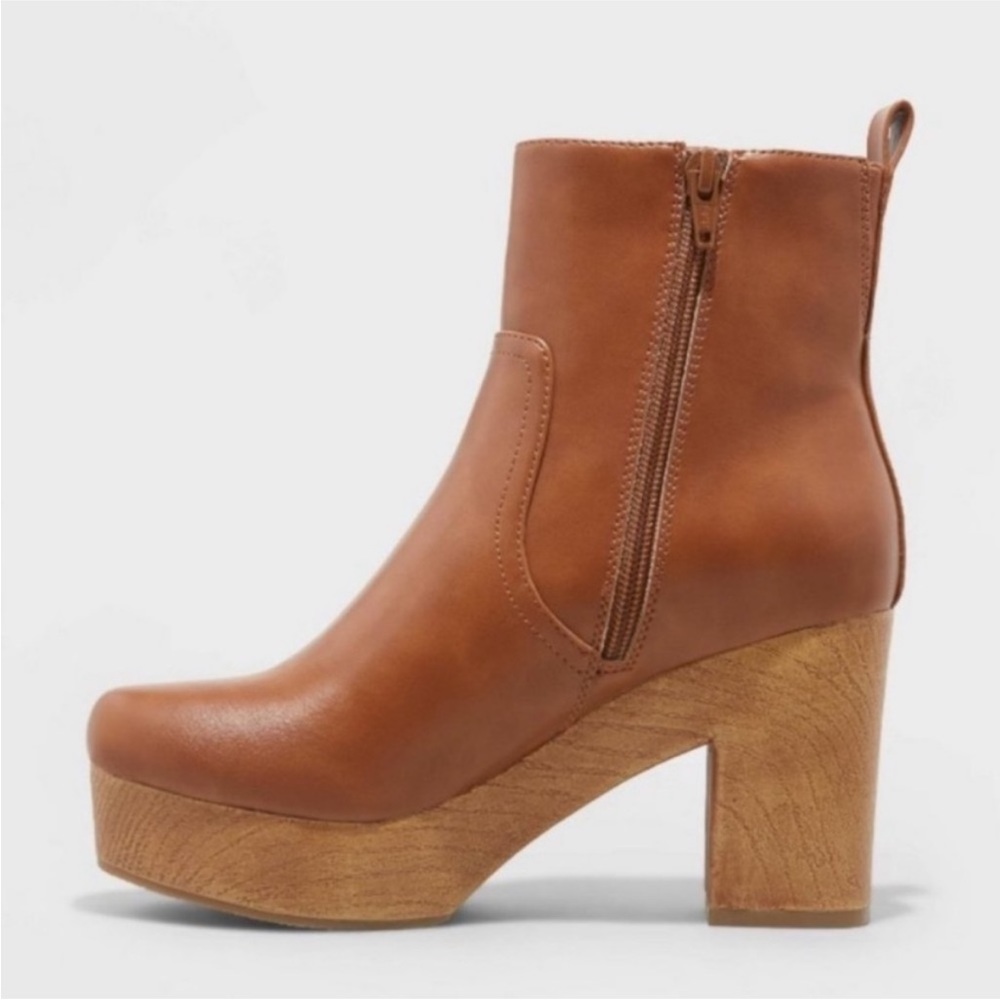 Universal Thread Aggy Ankle Boot - Cognac
